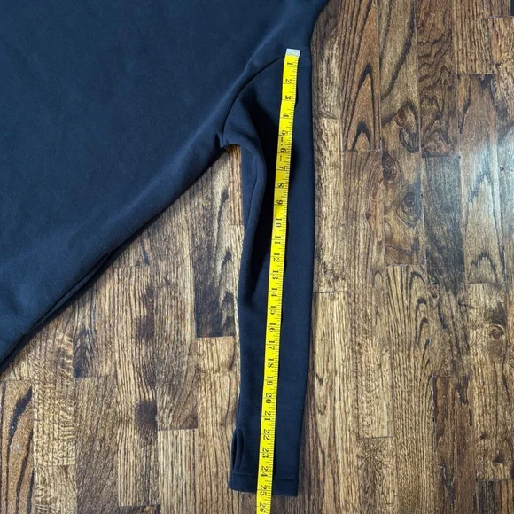 Killstar Black High Low Hoodie Cape Cloak Dress Tunic - Picture 12 of 15